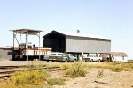 Pecos Valley Southern engine house w GE 70T #8
